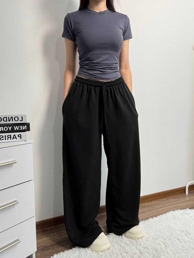 Sweet pants gris noir